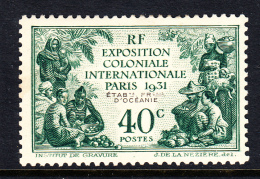 French Polynesia MH Scott #76 40c Colonial Exposition 1931 - Nuovi