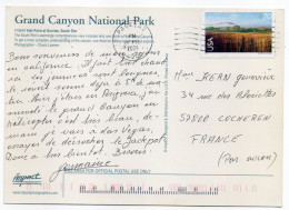 2005--carte Postale "Grand Canyon National Park" Des USA Pour La France--timbre - Cartas & Documentos
