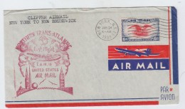 USA NORTHERN TRANS-ATLANTIC FIRST FLIGHT FAM 18 COVER 1939 - 1c. 1918-1940 Briefe U. Dokumente