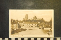 CP,  Royaume Uni, Angleterre, ELY Cathedral From The Ouse N°4064 Valentine's Series - Ely