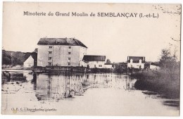 SEMBLANCAY   -Minoterie Du Grand Moulin. Carte Rare. - Semblançay