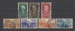 Italia - Etiopia - 1936 - Usato/used - Vittorio Emanuele III - Sass. N. 1/7 - Ethiopia