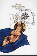 Bund Block 17 Weihnachten 5 Stück Used Gestempelt (ESST Bonn) - 1959-1980