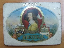 AC - KAREL I BERTENJA CIGAR TIN BOX - Empty Tobacco Boxes