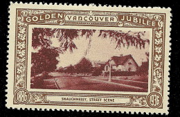 B18-57 CANADA Vancouver Golden Jubilee 1936 MNH Shaughnessy Street - Local, Strike, Seals & Cinderellas