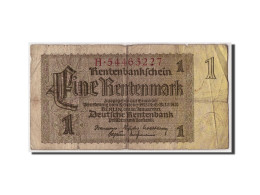 Billet, Allemagne, 1 Rentenmark, 1937, 1937-01-30, KM:173b, B - 1 Rentenmark