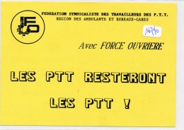 CPA -  Thèmes - Carte Pétition Syndicale ( Détail Scan) - Labor Unions