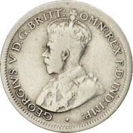 Monnaie, Australie, George V, Sixpence, 1921, Melbourne, TB+, Argent, KM:25 - Sixpence