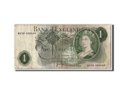 Billet, Grande-Bretagne, 1 Pound, 1960-1978, Undated, KM:374g, TB - 1 Pond