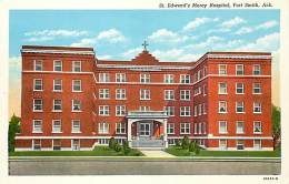 199353-Arkansas, Fort Smith, St Edward's Mercy Hospital, Curt Teich No 4A653-N - Fort Smith