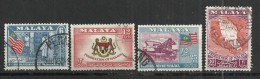 MALAYSIA 19657-1961 - RECONSTITUTION DE LA FEDERATION - CPL. SET - USED OBLITERE GESTEMPELT USADO - Federation Of Malaya