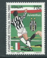 Italie N° 2124 XX Juventus De Turin, Champion D´Italie De Football La Saison 1994 / 95, Sans Charnière, TB - Nuevos