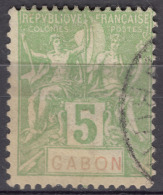 Gabon 1904 Yvert#19 Used - Oblitérés