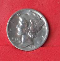 USA 1 DIME 1940 - 2,5 GRS - 0,900 SILVER   KM# 140 - (Nº14671) - 1916-1945: Mercury (Mercure)