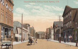 Charlotte Street, Looking North, Sydney, C.B. (Animation, Valentine & Sons) - Cape Breton