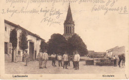 10.8.1915  Lachaussée Chambley  " Kirchplatz " Superbe Animation  ( Cachet  Allemand ) Vers Regensburg  Bavière - Vigneulles Les Hattonchatel