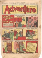 ADVENTURE Every Thursday N°1296 Nov 5th 1949 DIXON HAMKE AND THE YELLOW GHOST - Zeitungscomics