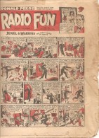 RADIO FUN Every Thursday N°570 September 10th 1949 JEWEL & WARRIS OUR CRAZY COUPLE OF COMICS - BD Journaux