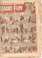 RADIO FUN Every Thursday N°635 Décember 9th 1950 JEWEL & WARRIS OUR CRAZY COUPLE OF COMICS - Fumetti Giornali