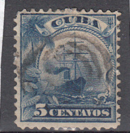 Cuba Bezetting USA 1899 Mi Nr 4 Schip  „Umbria“, Taro - Gebraucht