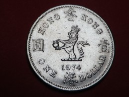 HONG KONG  1 DOLLAR 1974    KM  35 - Hongkong