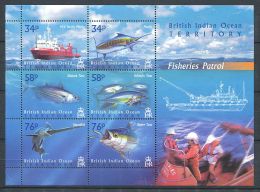 158 Territoire Britannique OCEAN INDIEN 2004 - Bateau Poisson (Yvert 283/88) Neuf ** (MNH) Sans Charniere - Territorio Britannico Dell'Oceano Indiano