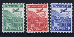 Bulgaria: 1932 Airmail Mi Nr 249 - 251 - Corréo Aéreo