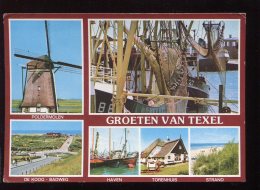 CPM Pays Bas Groeten Van Texel Multi Vues - Texel