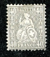 10409  Switzerland 1881  Zumstein #50 *  Michel #42  - Offers Welcome! - Ongebruikt