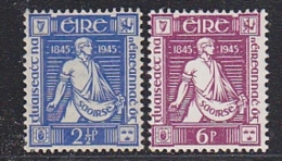 Ireland 1945 Thomas Davis 2v ** Mnh (29011) - Unused Stamps