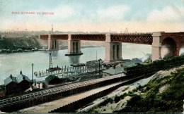 TYNE And WEAR - NEWCASTLE -  KING EDWARD VII BRIDGE  1907 T374 - Newcastle-upon-Tyne