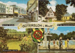 40605- GUTERSLOH- WOODFRAME HOUSES, CHURCH, BERLIN STREET, SWIMMING POOL, BOTANICAL GARDEN - Gütersloh