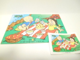 Kinder K 98 N. 80 + Bpz - Puzzles