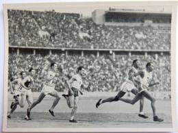 VIGNETTE JEUX OLYMPIQUES J.O BERLIN OLYMPIA 1936 PET CREMER DUSSELDORF BILD 5 JOHN WOODRUFF 800 METRES - Trading-Karten