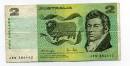 TWO DOLLARS - 1974-94 Australia Reserve Bank (paper Notes)