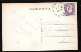 Cpa De Granville Affranchie En Sept 1945 Par Yvert N°689 (1 FR MARIANNE DE DULAC ) - Pma2211 - 1944-45 Marianne Van Dulac