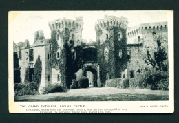 WALES  -  Raglan Castle  The Grand Entrance  Used Vintage Postcard As Scans - Monmouthshire