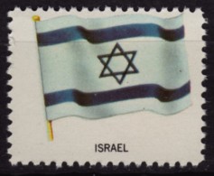ISRAEL - FLAG FLAGS / Cinderella Label Vignette - MNH / USA Ed. 1965. - Judaica - Nuovi (senza Tab)