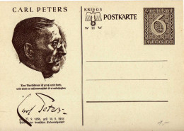 Drittes Reich 1939 Ganzsache Mi P 285 06 *, Winterhilfswerk, Carl Peters [220314KI] @ - Cartes Postales