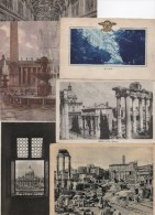 SIX POSTCARDS VARIOUS VIEWS OF ROME - ALL WITH SLOGAN POSTMARKS - Collections & Lots
