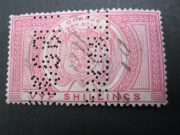 FIRMENLOCHUNG , Perfin, 2 Scans, Perforation - État Libre D'Orange (1868-1909)