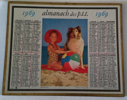 (21) COTE D'OR  Calendrier Almanach Des PTT 1969 - Formato Grande : 1961-70