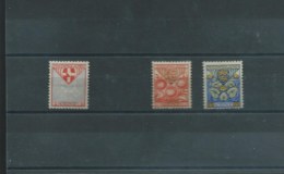 PAYS-BAS 1926 Y.T. 186-189 SANS LE 187 MH/* - Unused Stamps