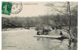 Saint Priest Taurion: Paysage Sur Le Taurion, Barque Avec Pêcheurs - Saint Priest Taurion