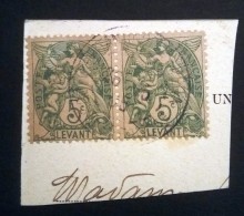 STAMPS FRANCIA LEVANT 1902-1920  OBLITERE COSTANTINOPOLI - Oblitérés