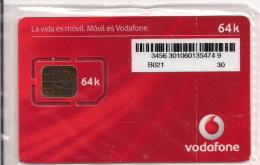 TARJETA GSM VODAFONE 64K ,B021, ANTIGUA - Vodafone