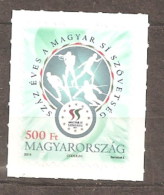 HUNGARY 2013 CENTENARY SKI ASSOCIATION MNH - Ungebraucht