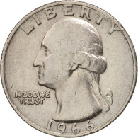 États-Unis, Washington Quarter, Quarter, 1966, U.S. Mint, Philadelphia, TB+ - 1932-1998: Washington