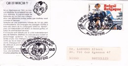 B01-040-1 2528  BD  FDC   Rare Natasja Natacha Walthéry François 16-10-1993 D-48165 Münster €13 - 1991-2000