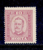 ! ! Horta - 1892 D. Carlos 10 R (Perf. 13 1/2) - Af. 02 - No Gum - Horta